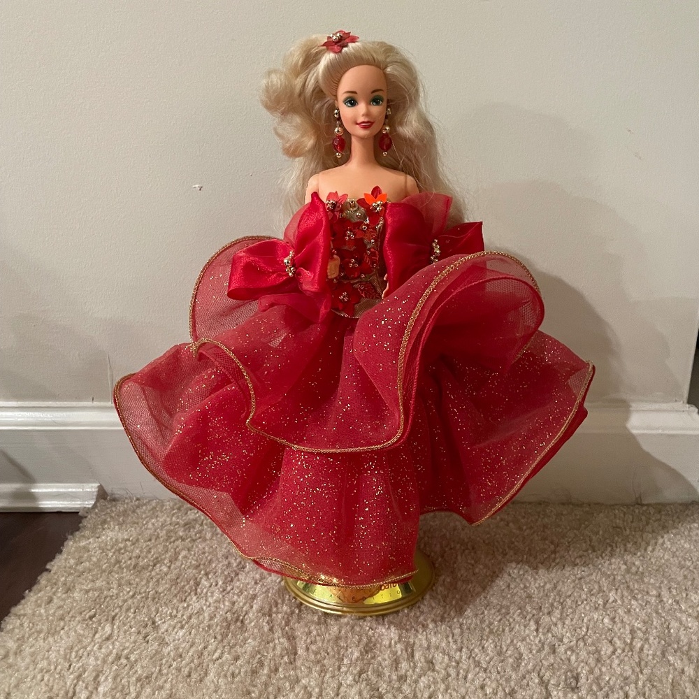 1993 Happy Holidays Barbie Doll Hallmark Special Edition- No Box